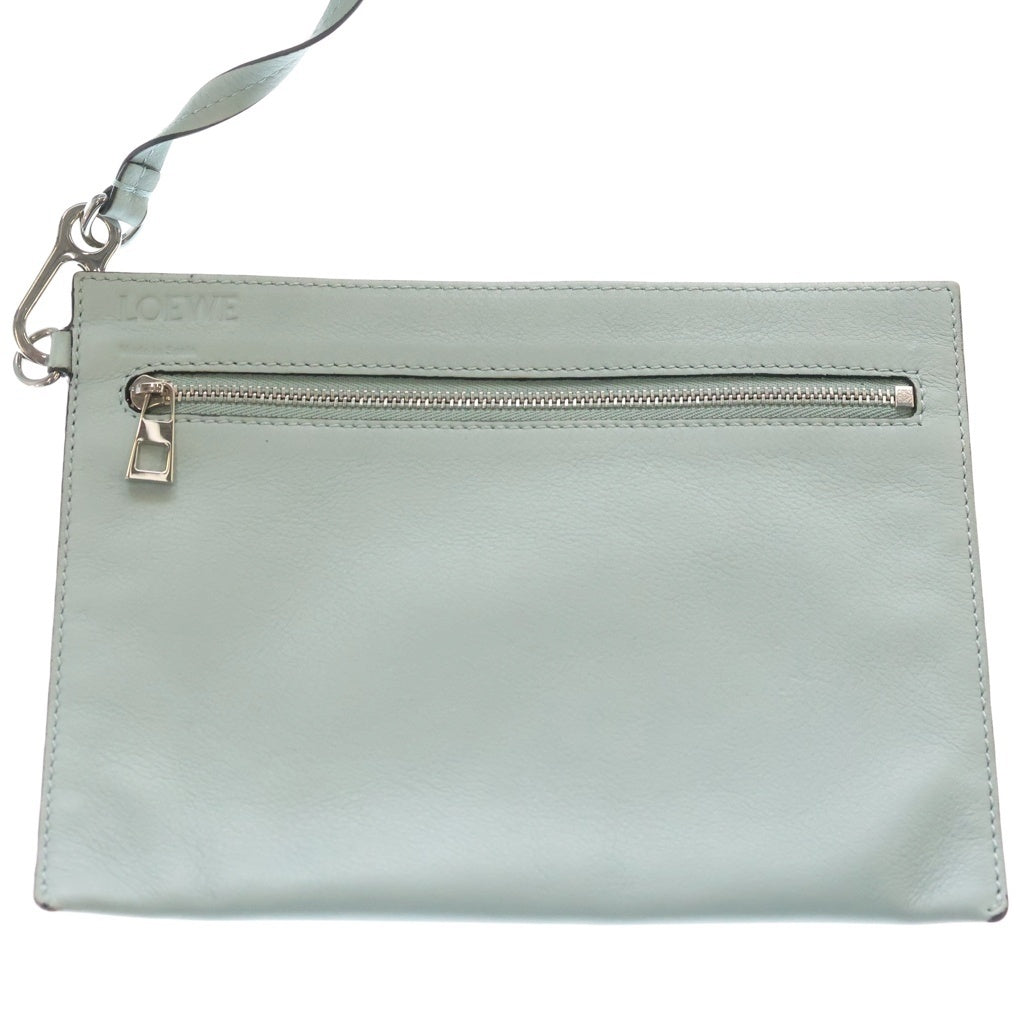 LOEWE(ロエベ) ハンモック ミディアム 2WAYバッグ ハンドバッグ ショルダーバッグ ライトブルー レザー シルバー金具 レディース