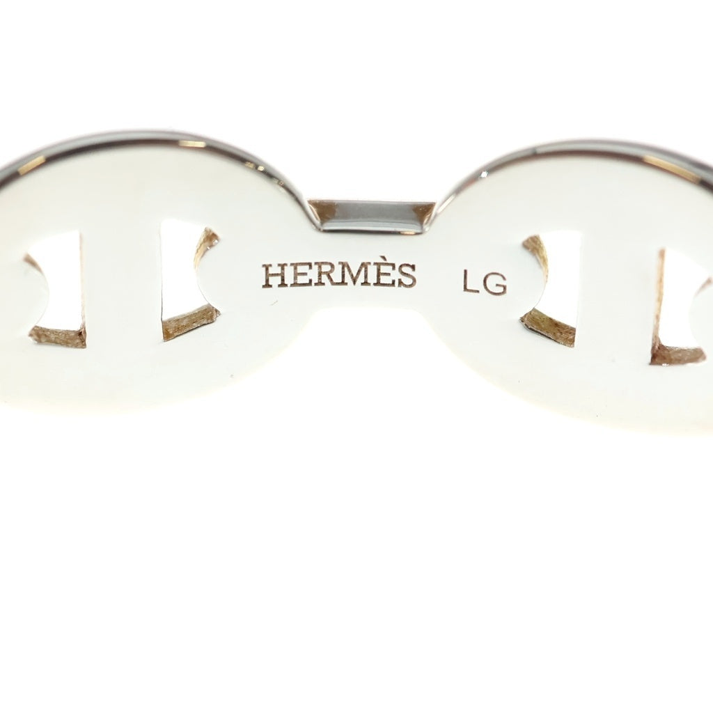 HERMES(エルメス) アンシェネ バングル ブレスレット シルバー LG SV925 レディース