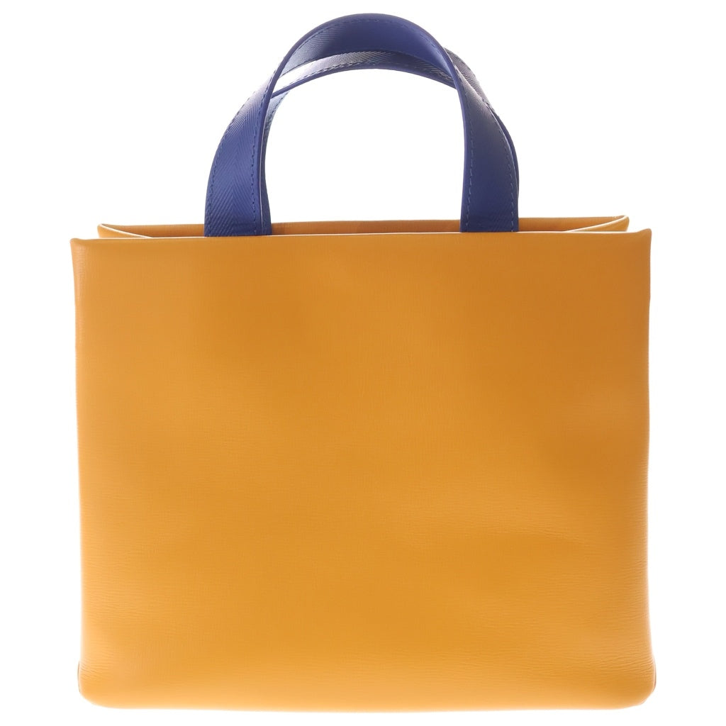 LOUIS VUITTON(ルイヴィトン) ショッパー・トート MINI 2WAYバッグ ハンドバッグ ショルダーバッグ オレンジ×ブルー レザー M28310 シルバー金具 レディース