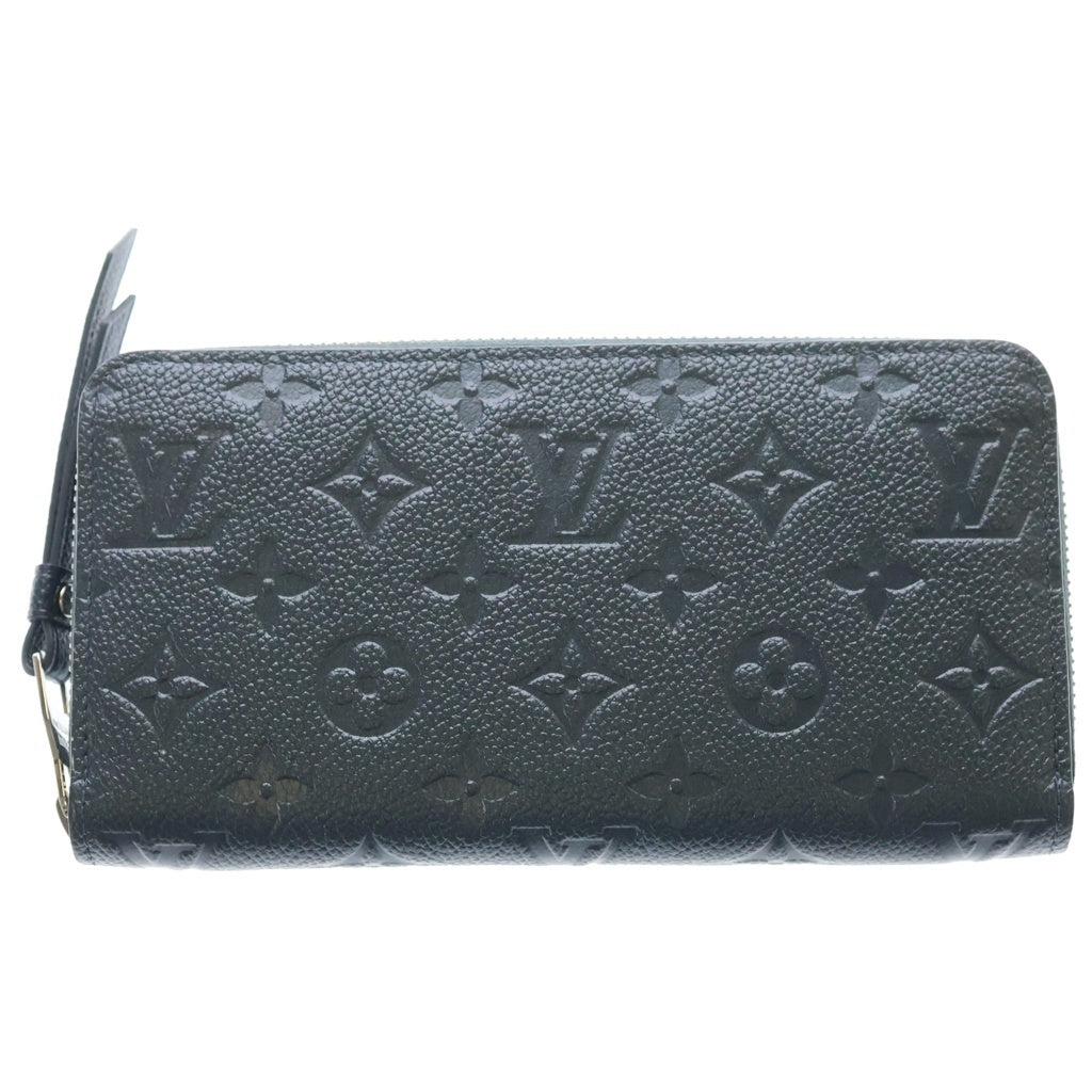 LOUIS VUITTON(ルイヴィトン) モノグラムアンプラント ジッピーウォレット ロングウォレット 長財布 カードケース ブルーメタリック レザー M80958 シルバー金具