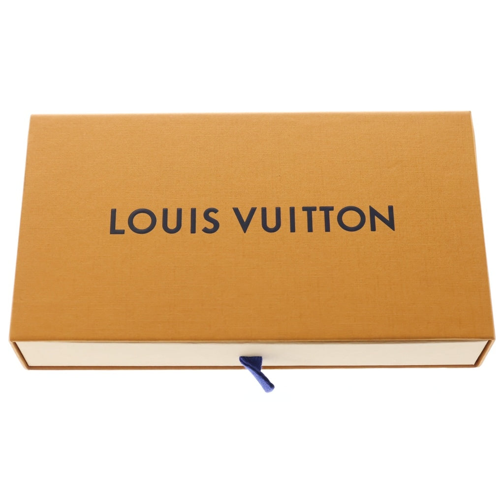 LOUIS VUITTON(ルイヴィトン) モノグラムアンプラント ジッピーウォレット ロングウォレット 長財布 カードケース ブルーメタリック レザー M80958 シルバー金具