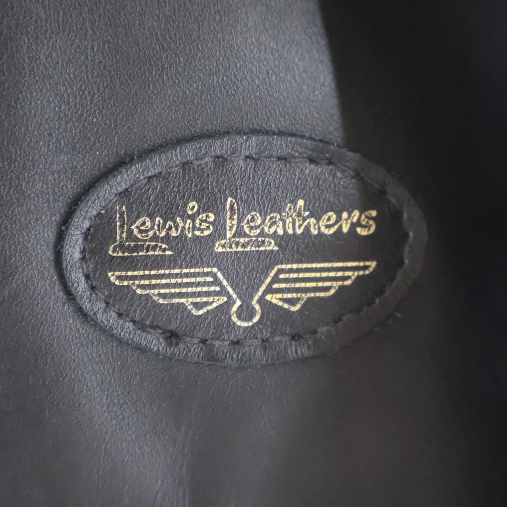 Lewis Leathers(ルイスレザー) #551 DOMINATOR ドミネーター レザー ジップアップ シングルライダース ジャケット ブラック