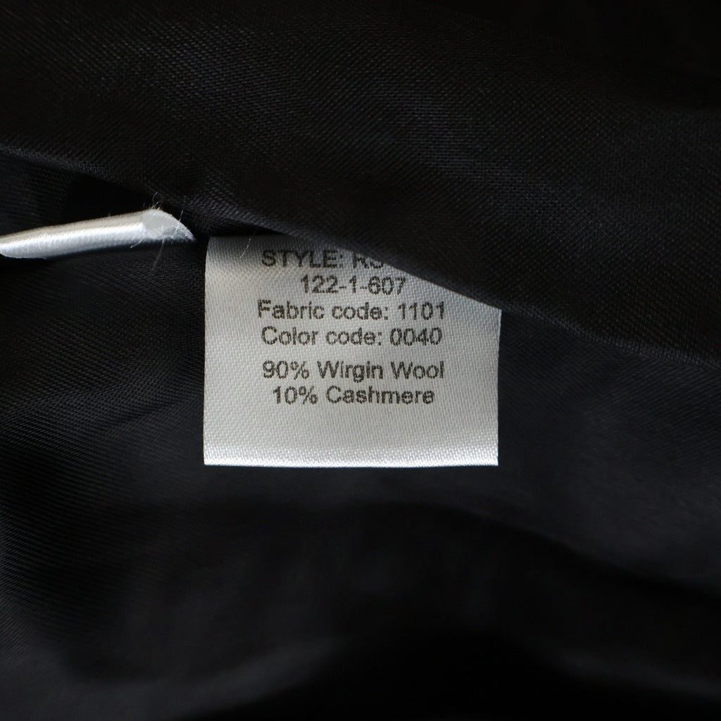 RAF SIMONS(ラフシモンズ) カシミヤ混 ウール ステンカラー ロングコート ブルー RS 6136