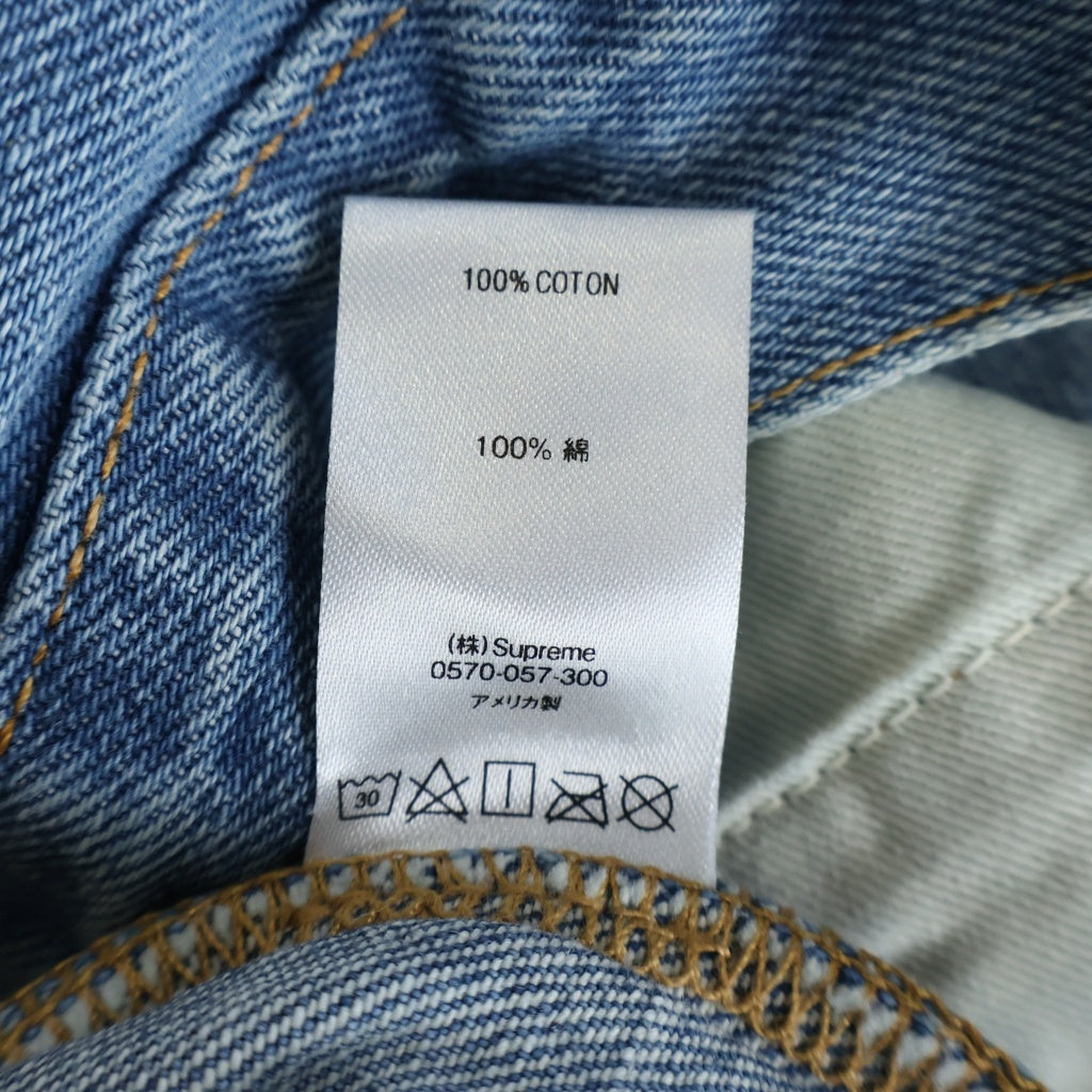 SUPREME(シュプリーム) Stone Washed Slim Jean ストーン ウォッシュド スリム デニム パンツ ジーンズ インディゴ