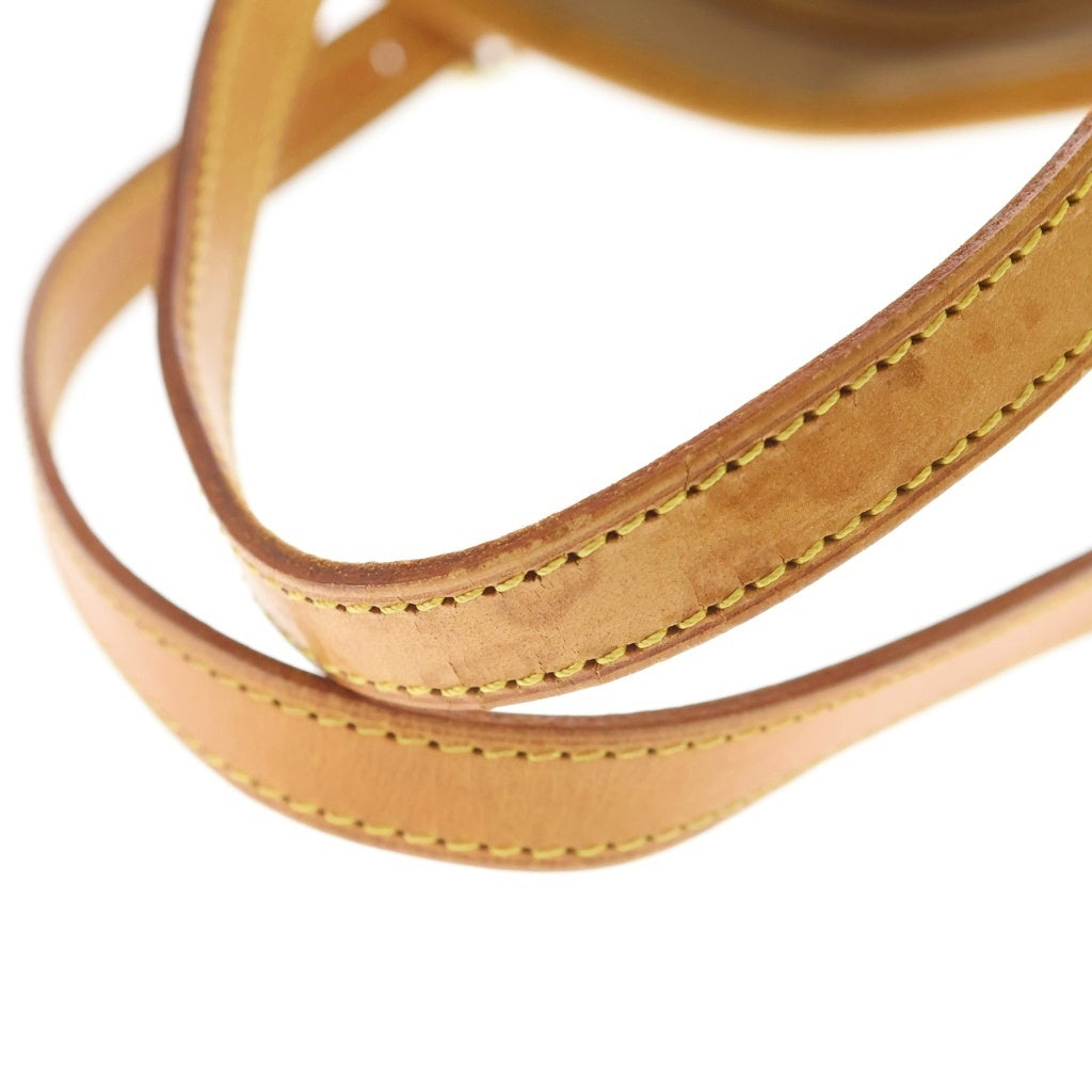 LOUIS VUITTON(ルイヴィトン) モノグラム バゲットPM ハンドバッグ ミニトートバッグ ブラウン レザー×PVC M42238 ゴールド金具 レディース