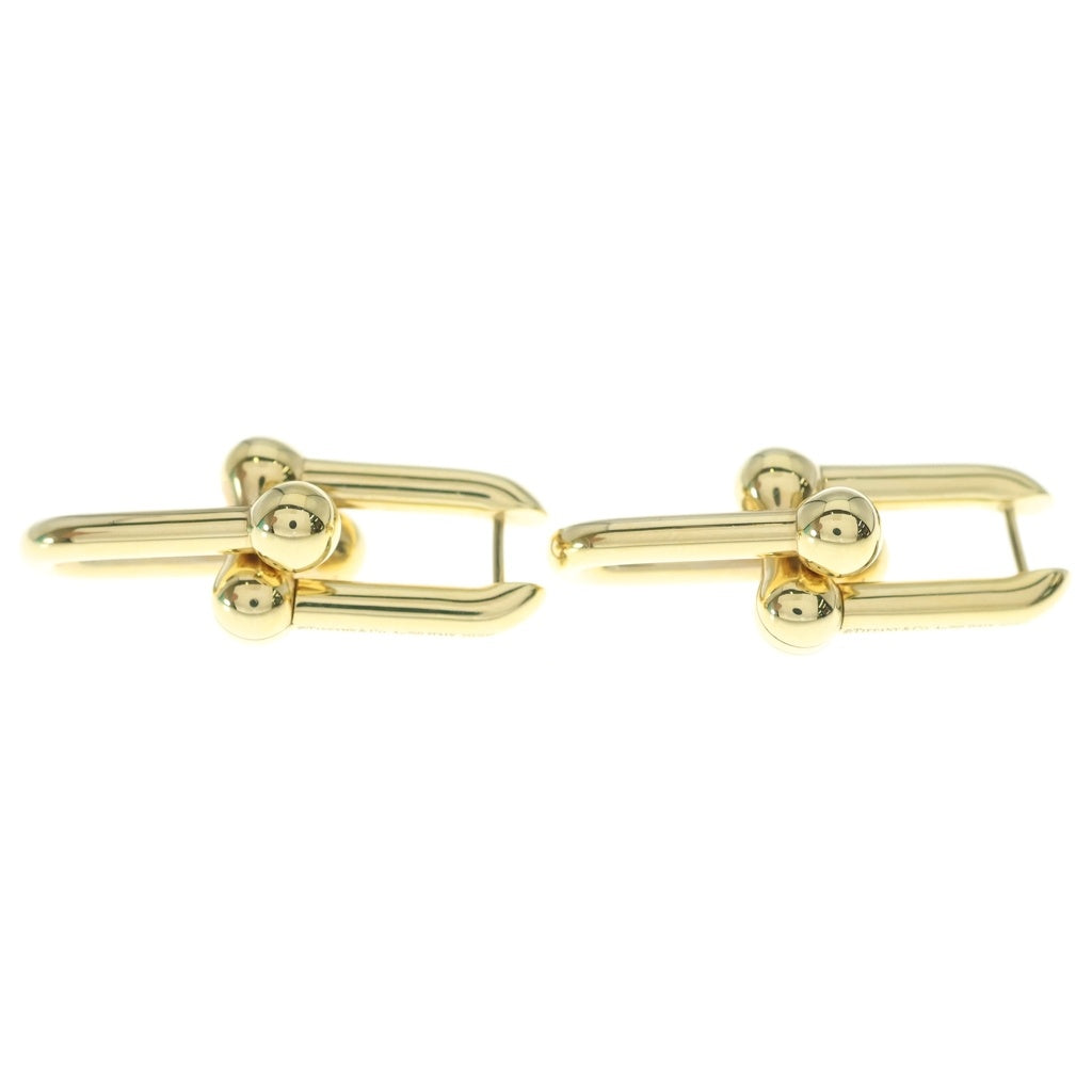 TIFFANY & Co.(ティファニー) ハードウェア ラージリンク ピアス Au750YG イエローゴールド レディース