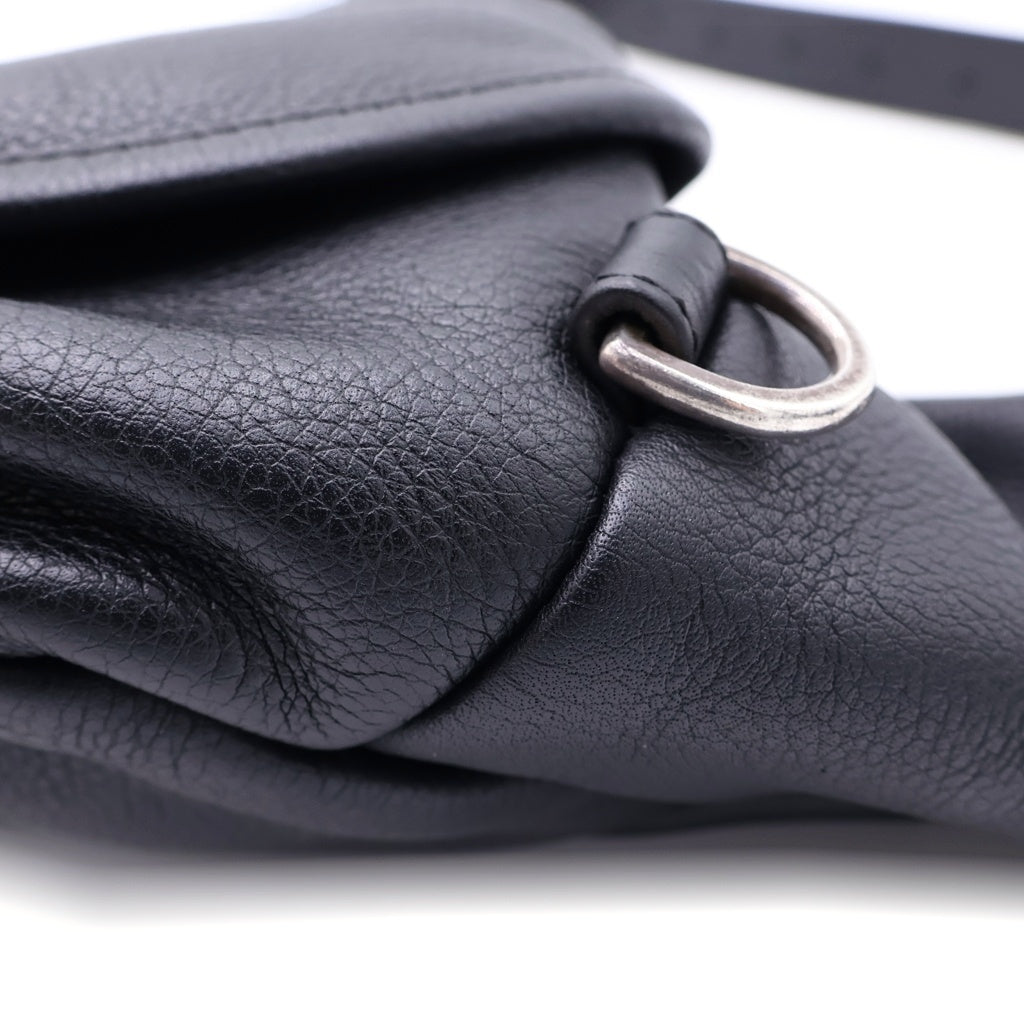 CHROME HEARTS(クロムハーツ) #1 SNAT PACK スナットパック ダガージップ ガンスリンガーベルト レザーウエストバッグ ブラック