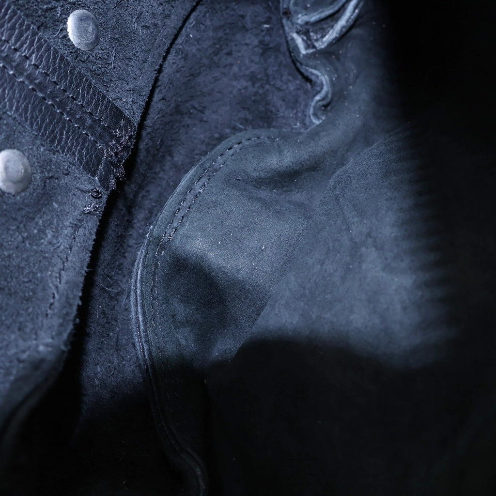 CHROME HEARTS(クロムハーツ) #1 SNAT PACK スナットパック ダガージップ ガンスリンガーベルト レザーウエストバッグ ブラック