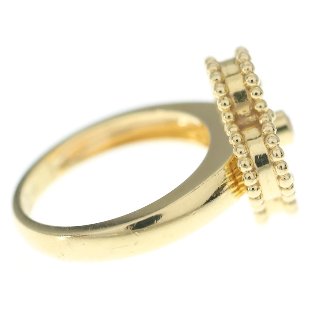 Van Cleef & Arpels(ヴァンクリーフアンドアーペル) ヴィンテージアルハンブラ マザーオブパール リング Au750YG ゴールド #49 VCARA41149 レディース