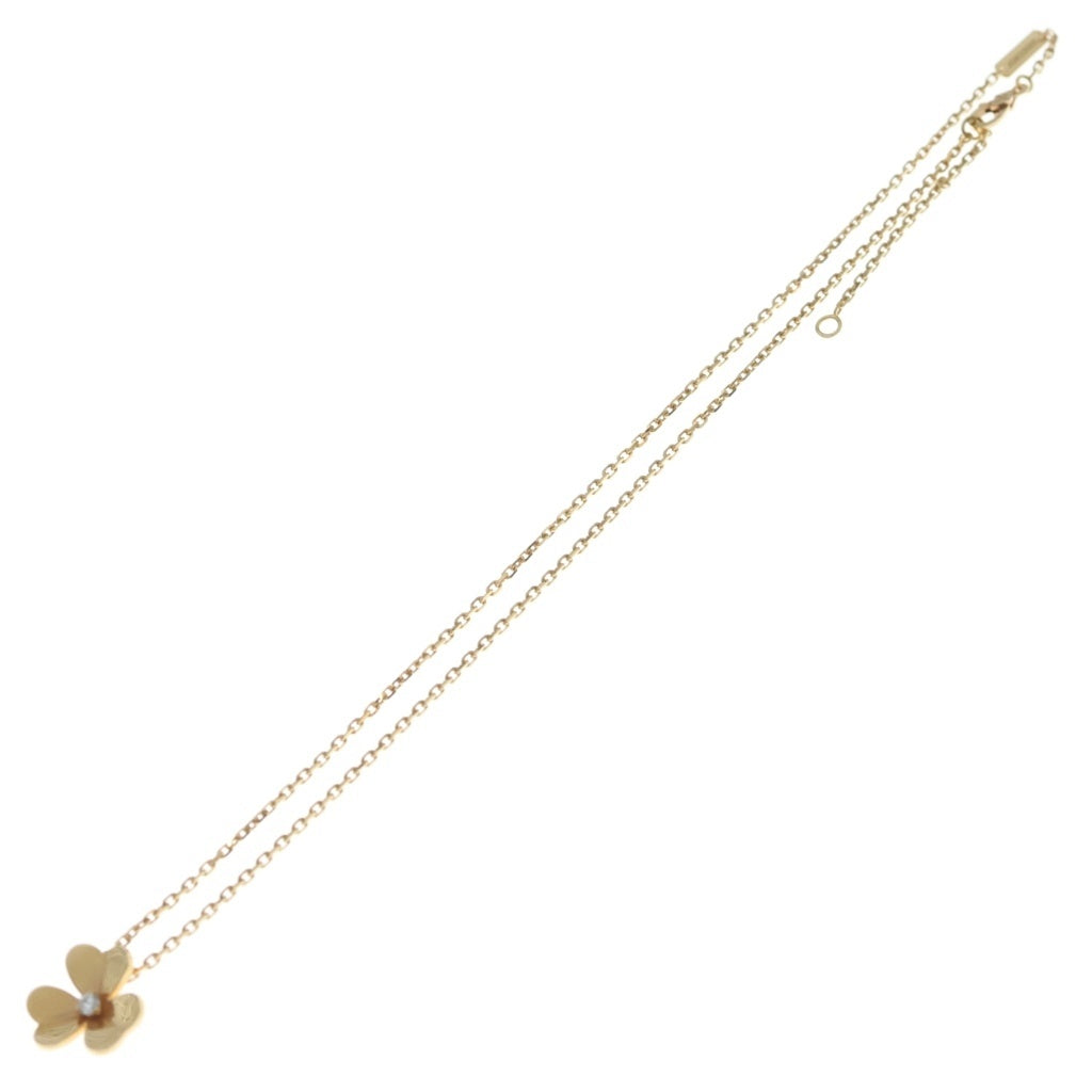 Van Cleef & Arpels(ヴァンクリーフアンドアーペル) フリヴォル スモール ペンダント 1PD ダイヤ Au750 K18PG ネックレス VCARPFBM00 ピンクゴールド レディース