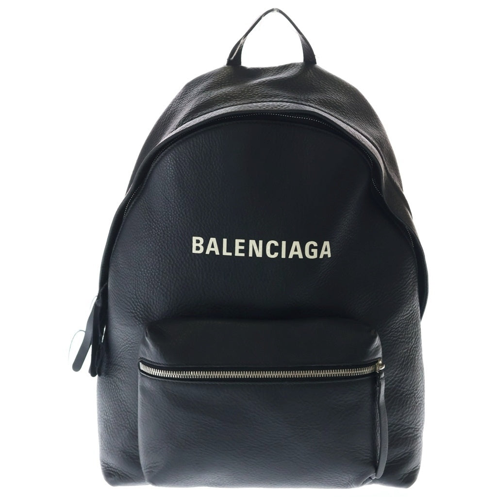 BALENCIAGA(バレンシアガ) エブリデイ バックパック リュックサック ブラック レザー 545193 シルバー金具