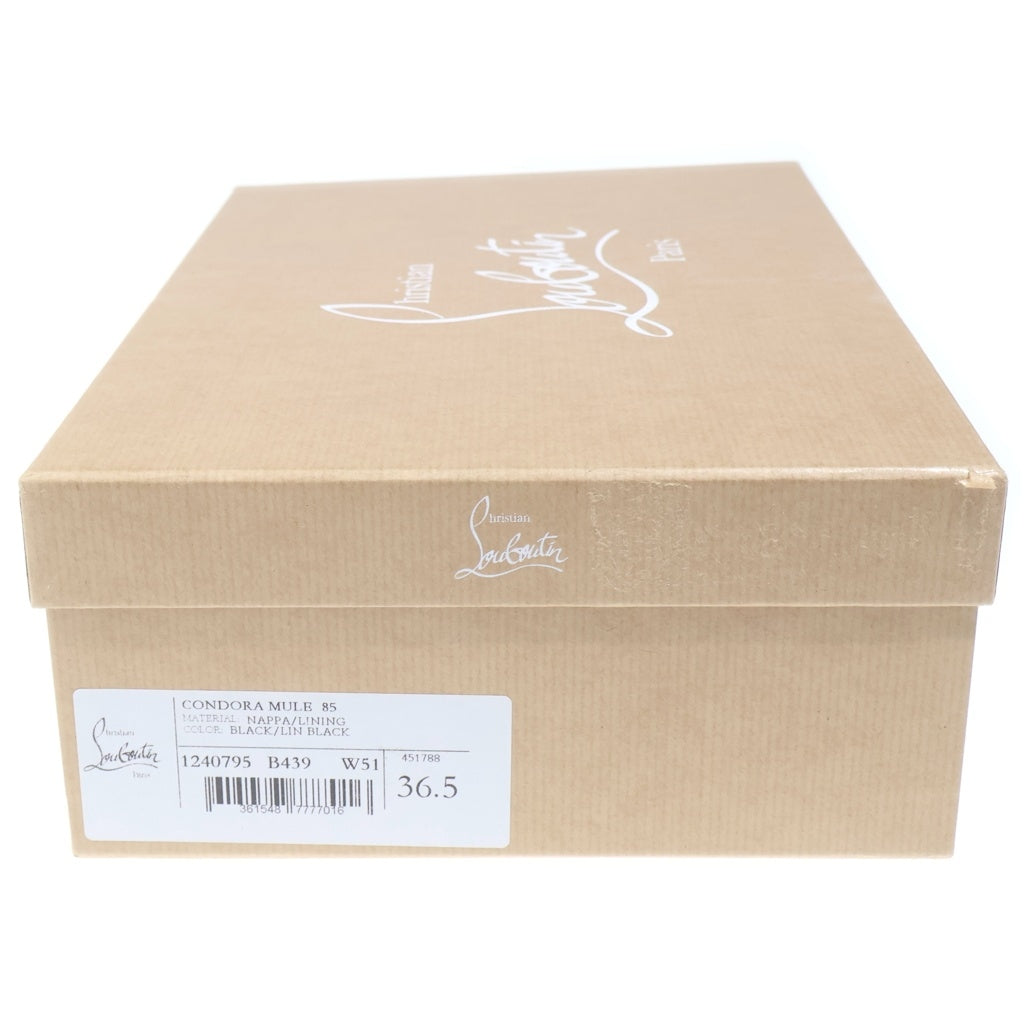 CHRISTIAN LOUBOUTIN(クリスチャンルブタン) ラインストーン レッドソール パテント エナメル パンプス #36 1/2 レディース