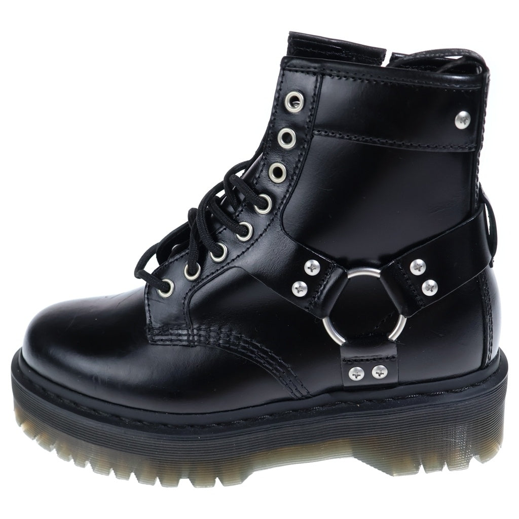 Dr.Martens(ドクターマーチン) 1460 QUAD HARNESS 8 ホール ブーツ 厚底 レースアップ UK:7 ブラック レディース