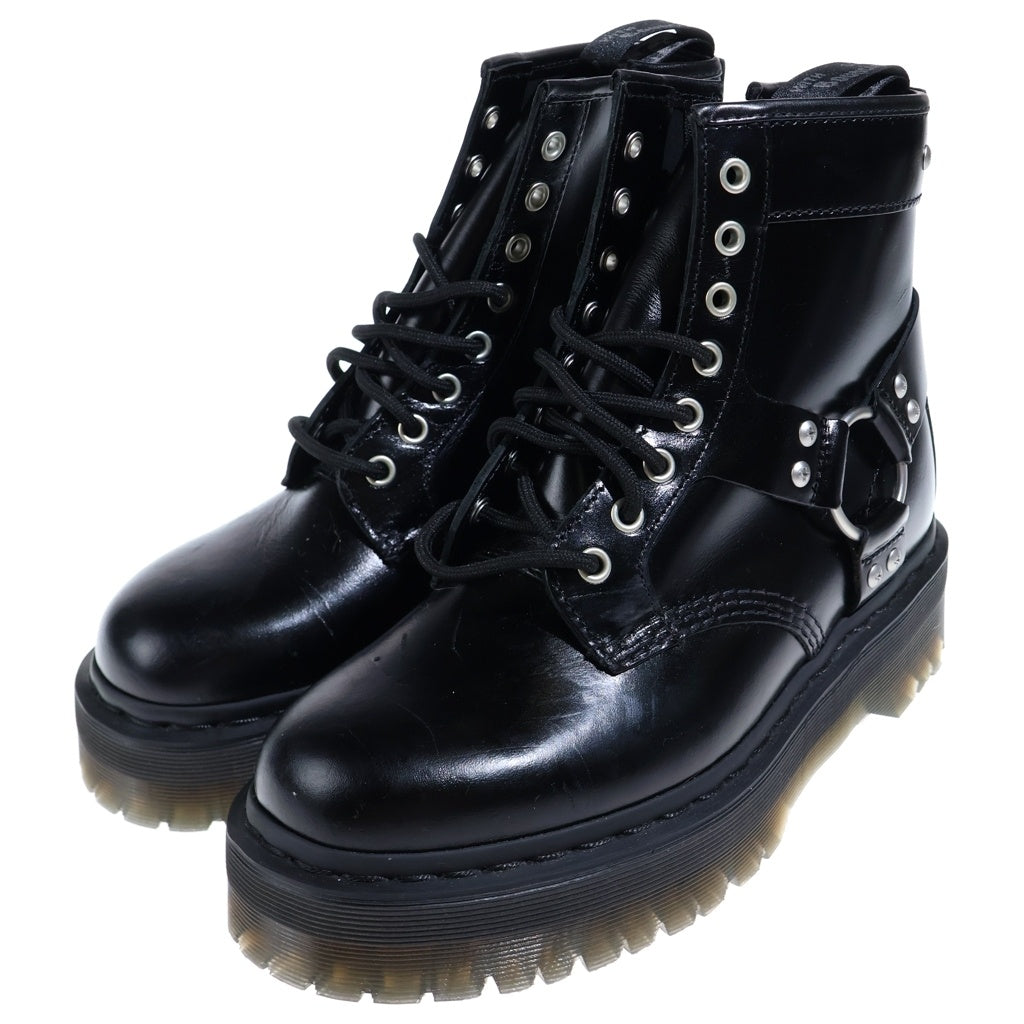 Dr.Martens(ドクターマーチン) 1460 QUAD HARNESS 8 ホール ブーツ 厚底 レースアップ UK:7 ブラック レディース