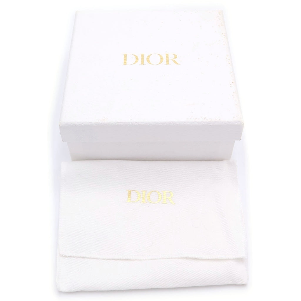 Christian Dior(クリスチャンディオール) コインケース カナージュハート カードケース フラグメントケース ピンク レザー ゴールド金具 レディース