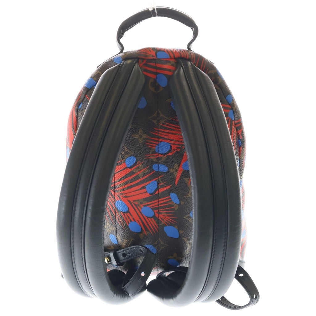 LOUIS VUITTON(ルイヴィトン) ジャングルドット パームスプリングスPM リュックサック バックパック ブラウン×レッド レザー×PVC M41980 ゴールド金具 レディース