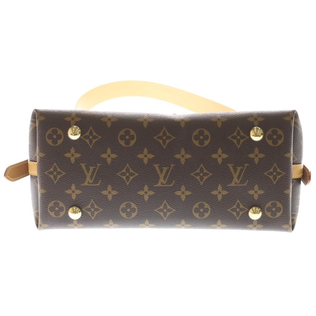 LOUIS VUITTON(ルイヴィトン) モノグラム キャリーオール NM PM PVC レザー ショルダーバッグ ブラウン M4620 レディース