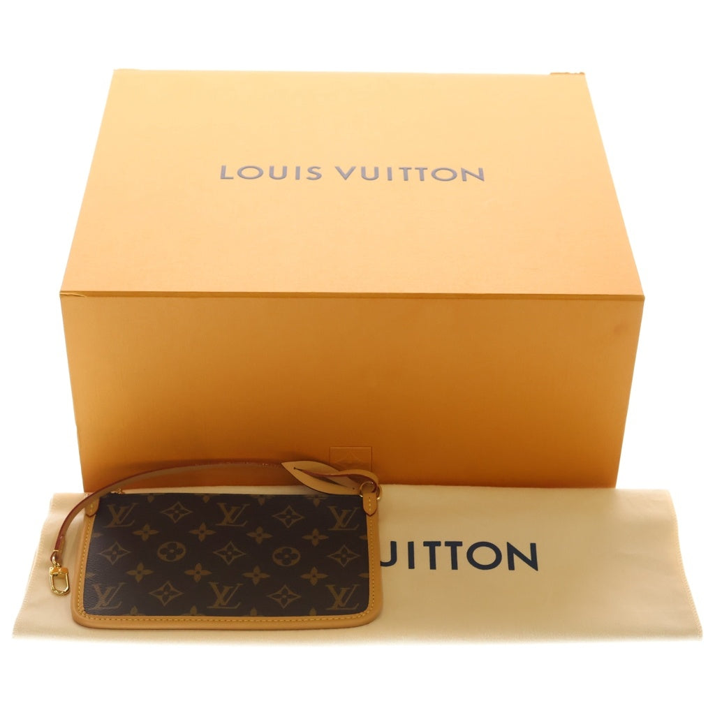 LOUIS VUITTON(ルイヴィトン) モノグラム キャリーオール NM PM PVC レザー ショルダーバッグ ブラウン M4620 レディース