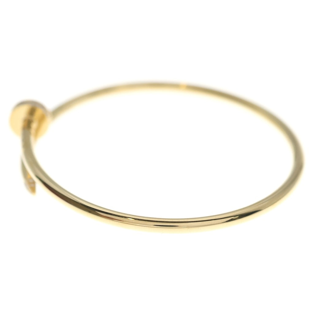 Cartier(カルティエ) ジュストアンクル ブレスレット バングル スモール ダイヤ イエローゴールド 750 8.7g B6066117 レディース