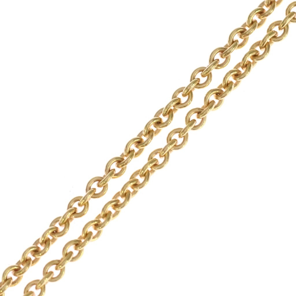 HARRY WINSTON(ハリーウィンストン) HWロゴ チャーム ネックレス パヴェ ダイヤ YG イエローゴールド CMDYRDPALOG レディース