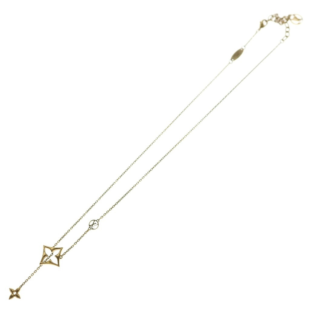 LOUIS VUITTON(ルイヴィトン) モノグラム ネックレス ペンダント チェーン LV フラワーグラム ゴールド M01234 レディース