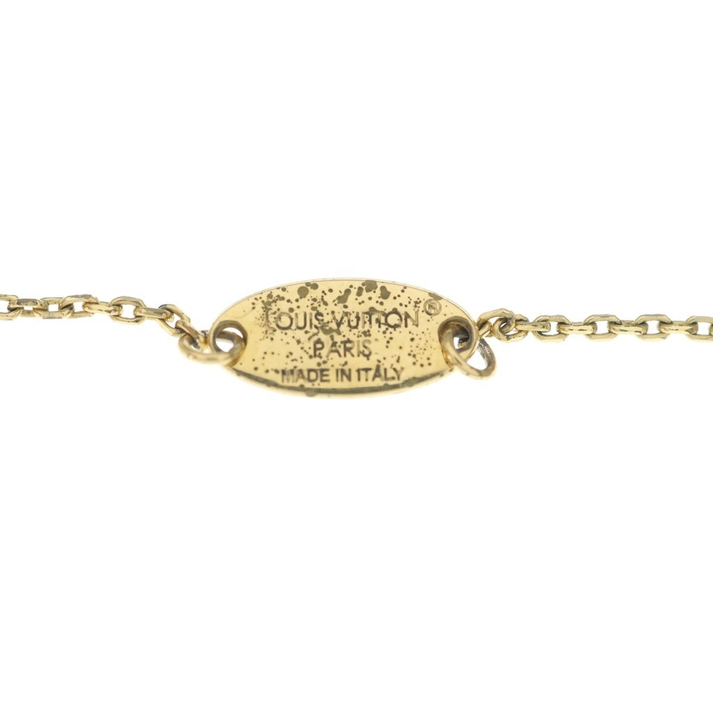 LOUIS VUITTON(ルイヴィトン) モノグラム ネックレス ペンダント チェーン LV フラワーグラム ゴールド M01234 レディース