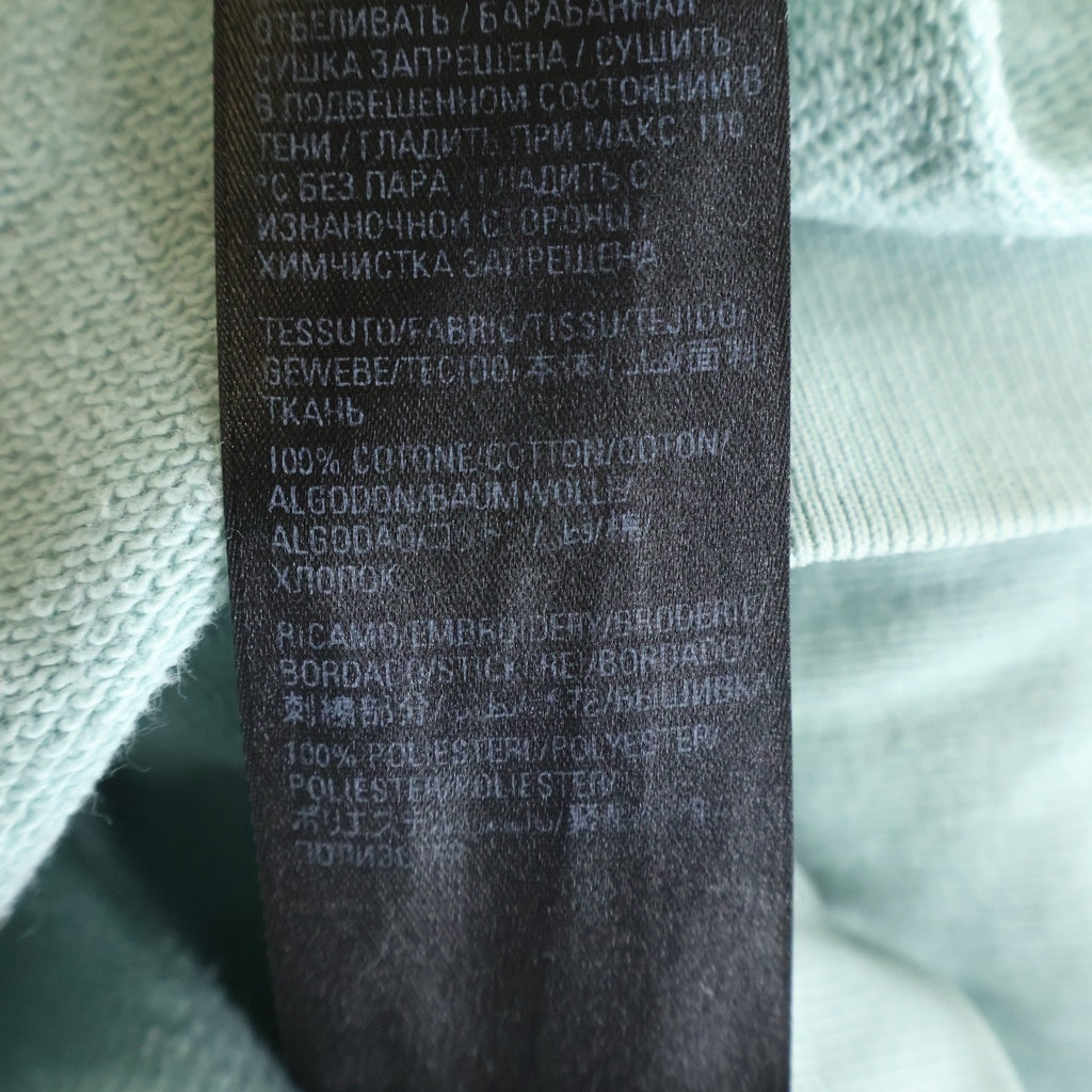BALENCIAGA(バレンシアガ) BBロゴ刺繍 プルオーバーフーディー パーカー コットン 袖ロゴ ミントグリーン TS91 570811