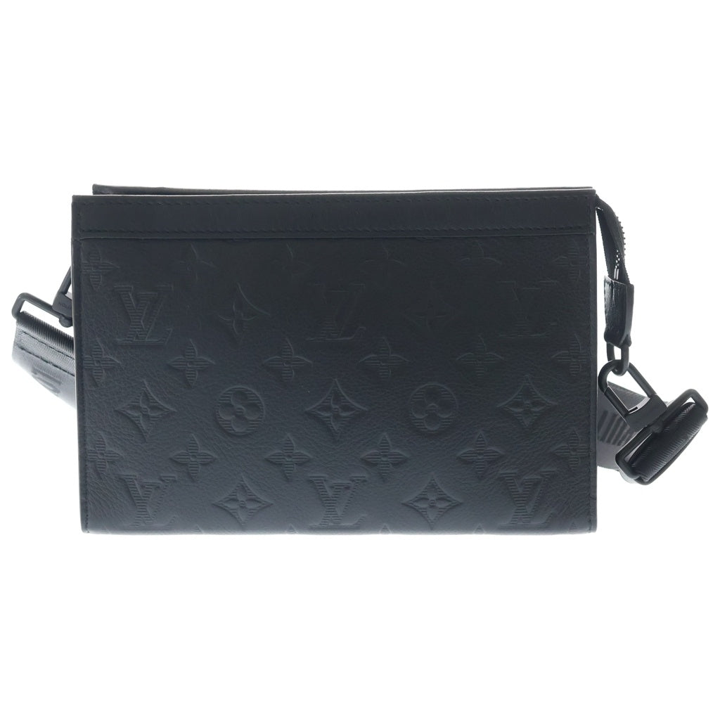 LOUIS VUITTON(ルイヴィトン) モノグラムシャドウ ガストン ウエアラブル ウォレット ノワール レザー ショルダーバッグ ブラック M81115