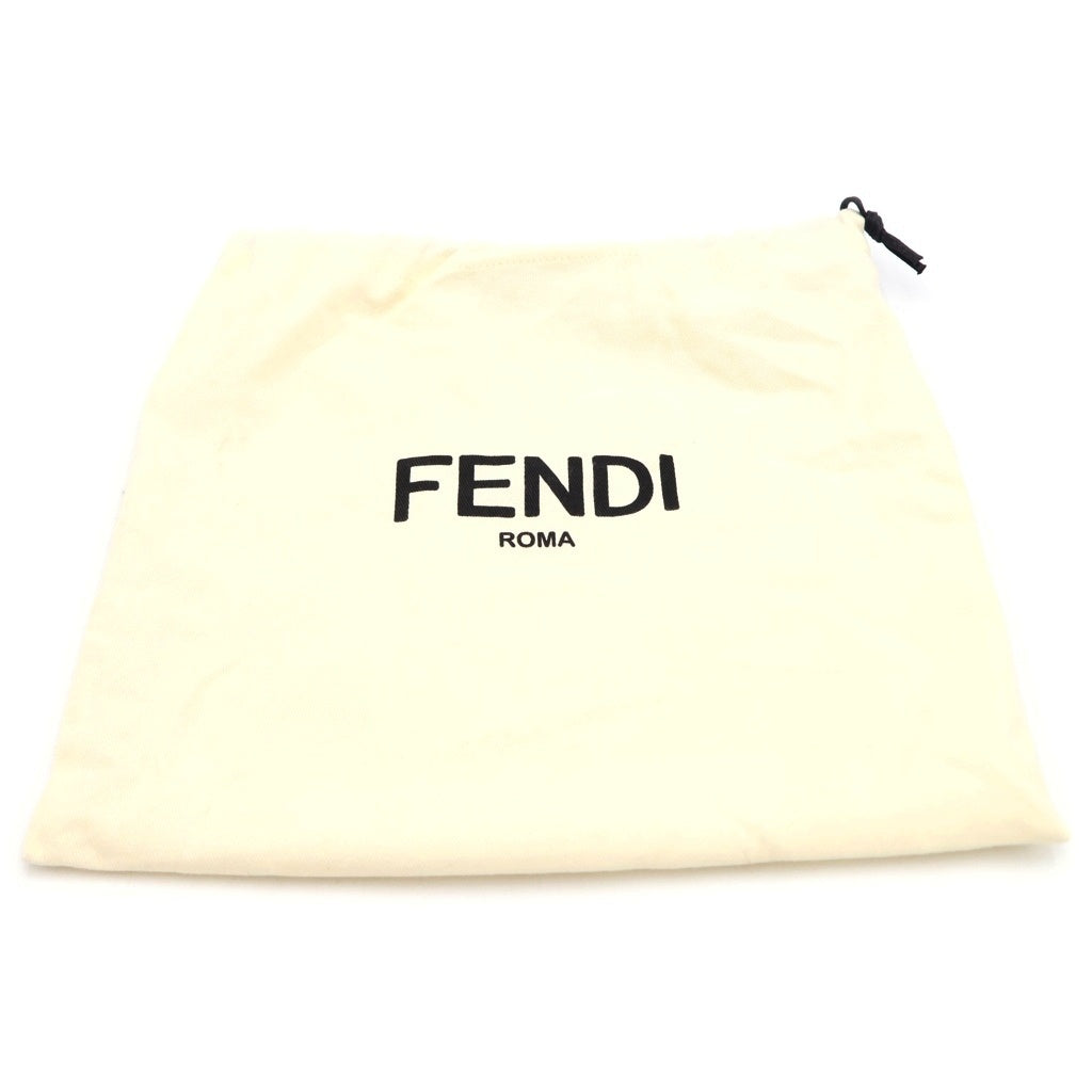 FENDI(フェンディ) ピーカブークリック チェーンショルダーバッグ ミニバッグ ピンクスエード 8BP118 ゴールド金具 レディース