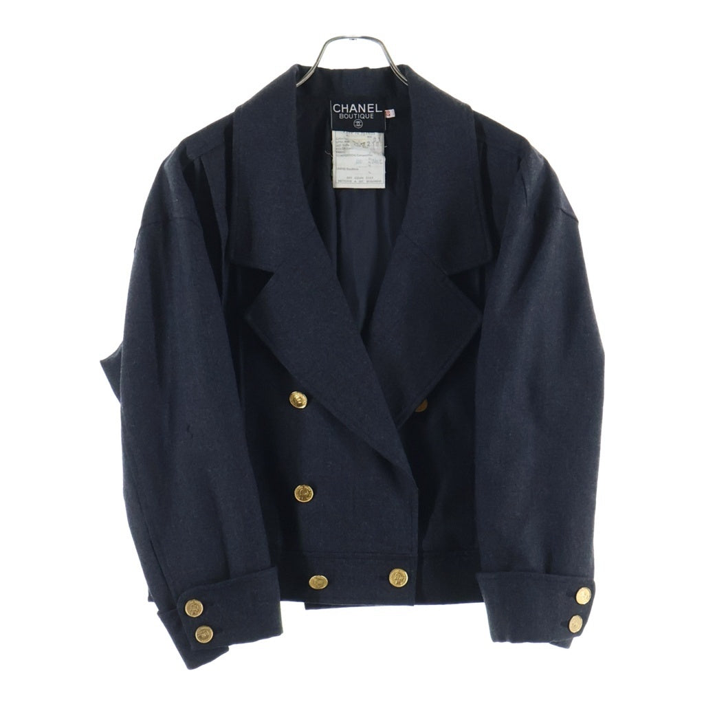 CHANEL(シャネル) ジャケット ウール グレー 40サイズ レディース