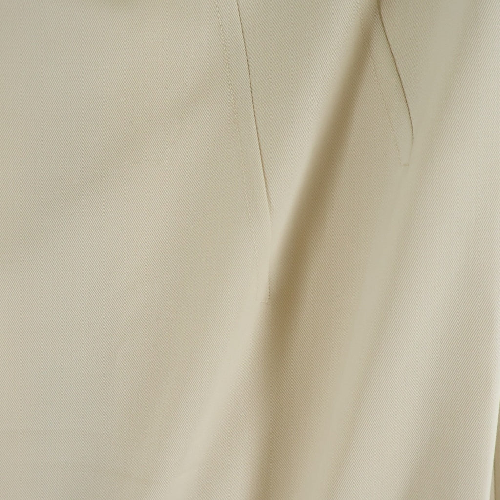 JIL SANDER(ジルサンダー) アセテート ビスコース タイト ミディアムスカート ベージュ レディース