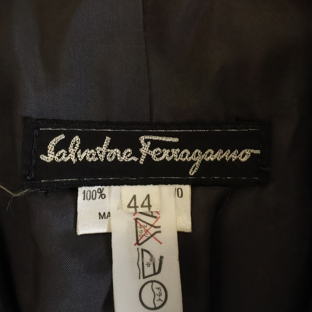 Salvatore Ferragamo(サルヴァトーレ フェラガモ) ジャケット ウール グレー 44サイズ レディース
