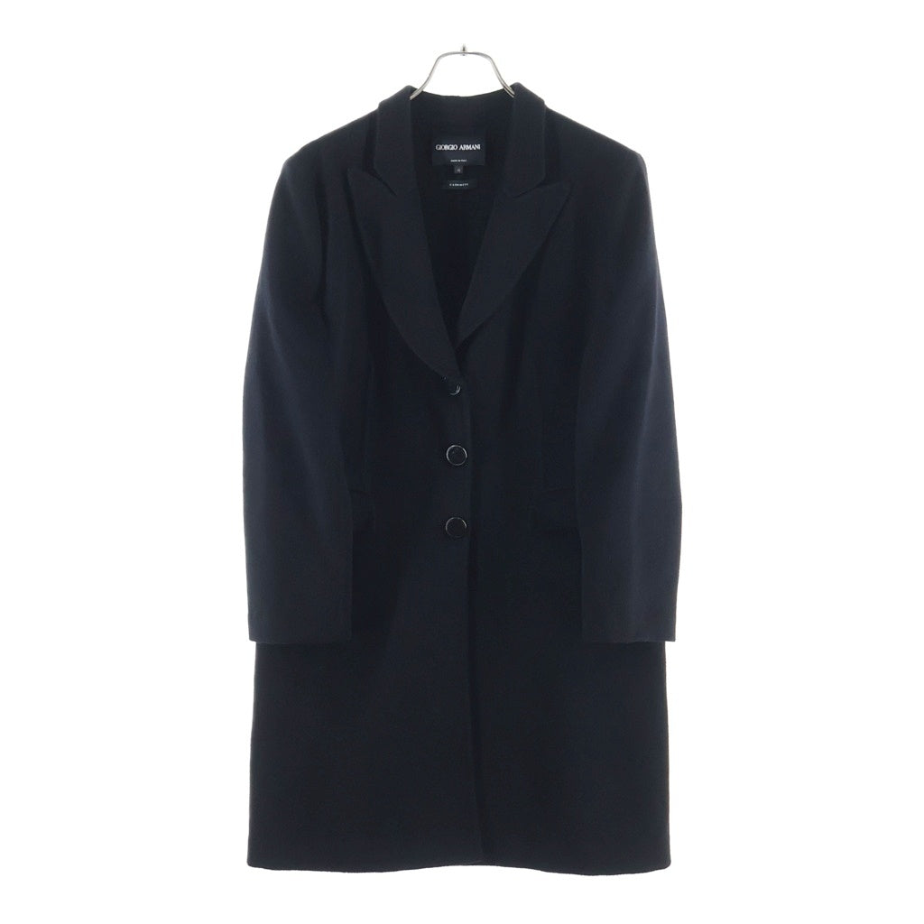 ARMANI(アルマーニ) ロングコート カシミヤ ブラック 46サイズ レディース