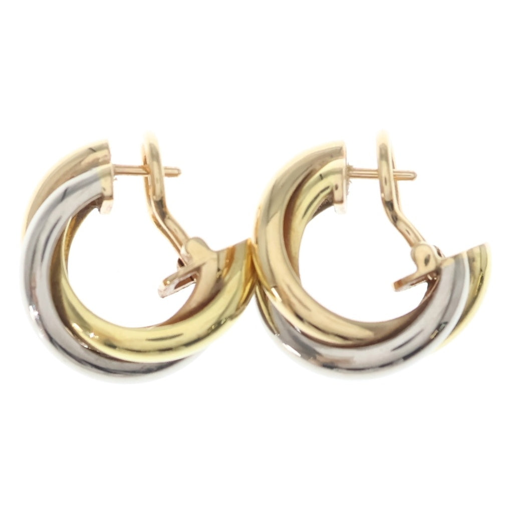 Cartier(カルティエ) トリニティ Au750 K18YG×PG×WG ピアス イエローゴールド/ピンクゴールド/ホワイトゴールド レディース