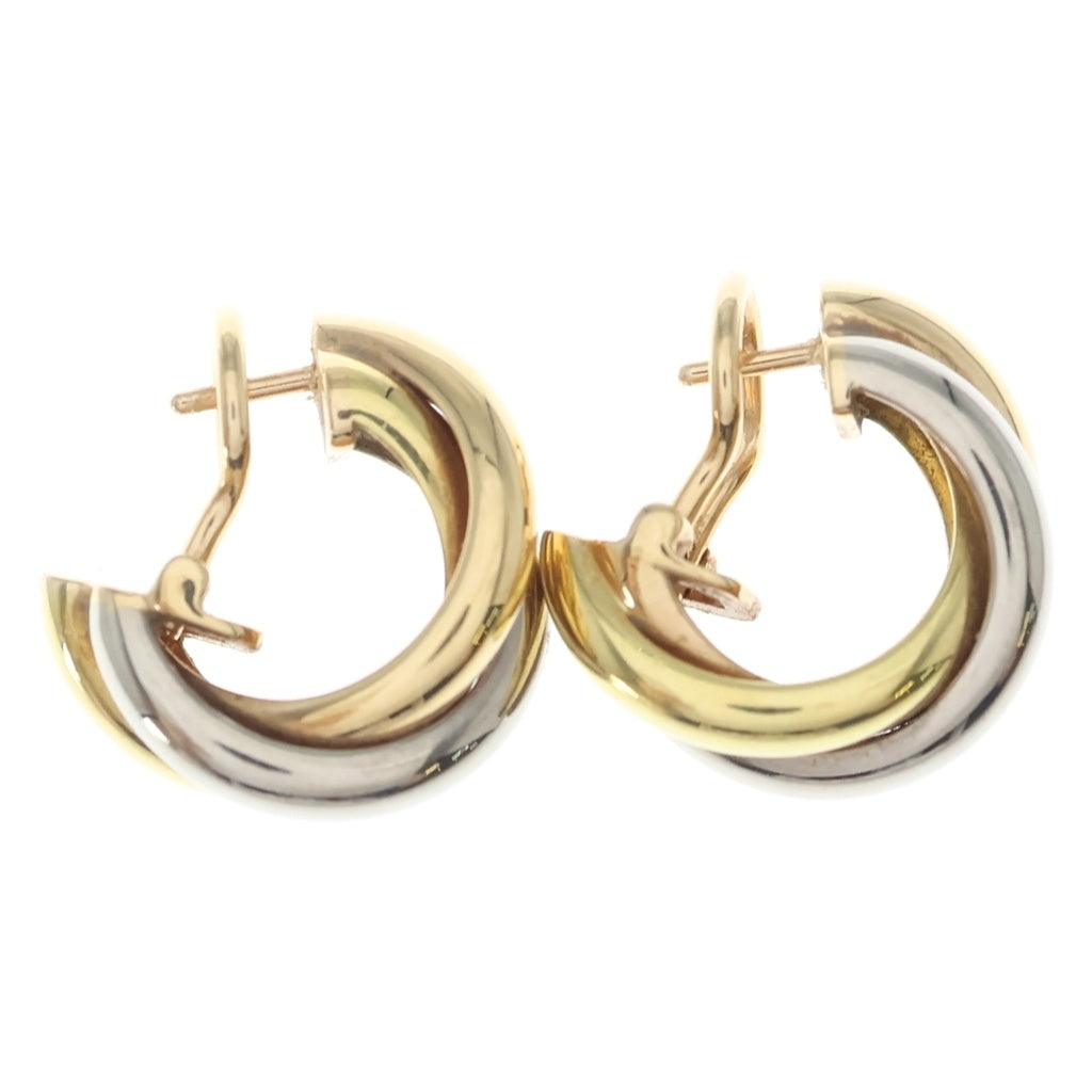 Cartier(カルティエ) トリニティ Au750 K18YG×PG×WG ピアス イエローゴールド/ピンクゴールド/ホワイトゴールド レディース