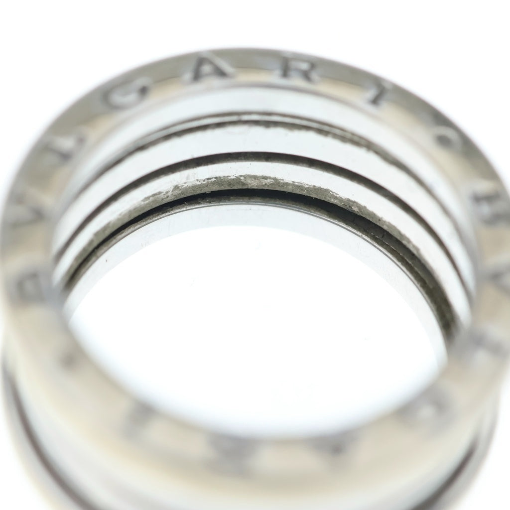 BVLGARI(ブルガリ) ビーゼロワン 3バンド リング Au750 K18WG #55 ホワイトゴールド