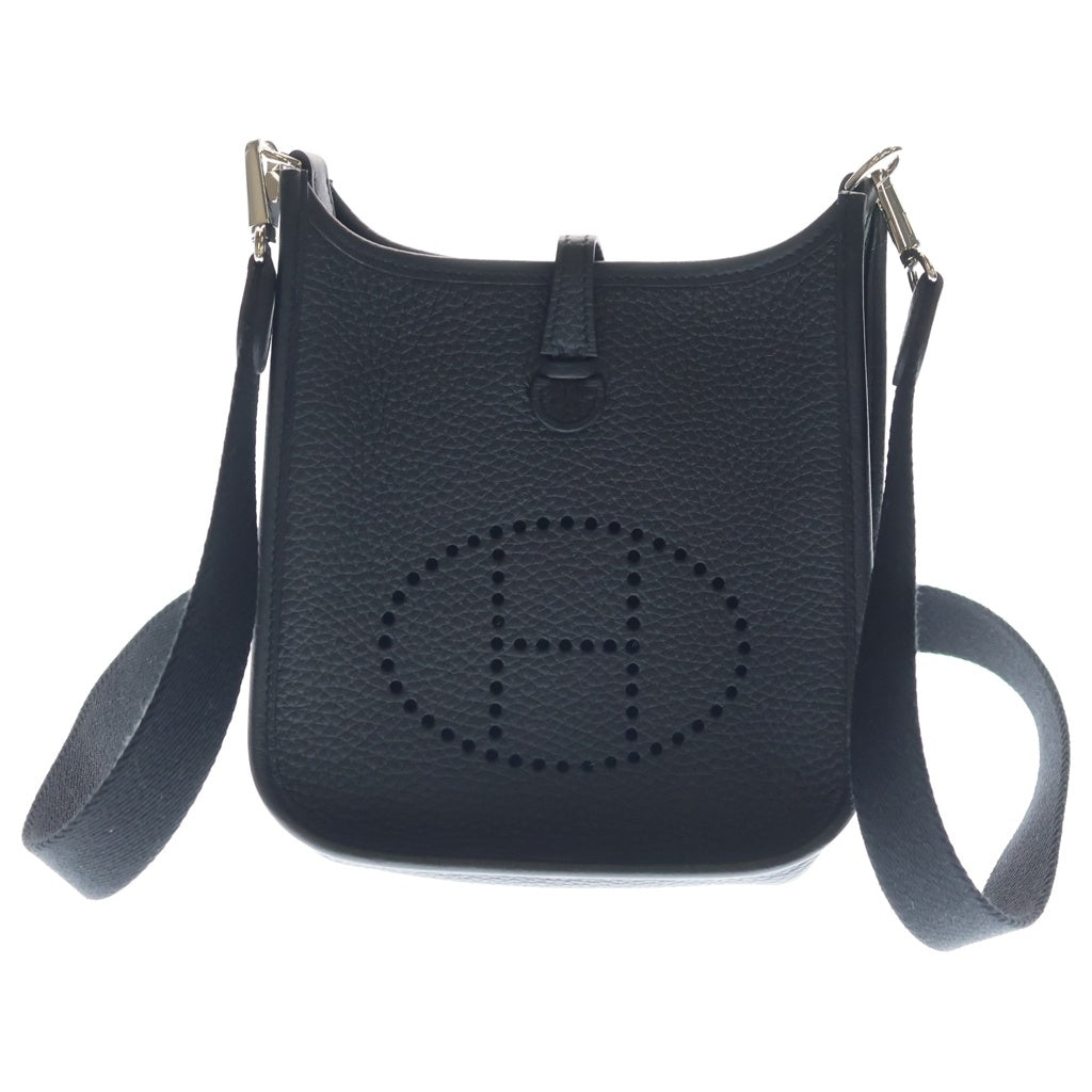 HERMES(エルメス) エヴリンTPM ショルダーバッグ ブラック トリヨンクレマンス K刻印 シルバー金具 レディース