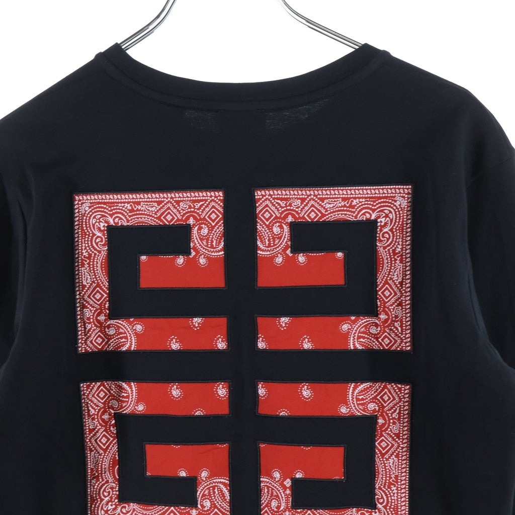 GIVENCHY(ジバンシィ) ペイズリー柄 ロゴプリントワンピース ドレス コットン ブラック H12220 3261676 018214 キッズ