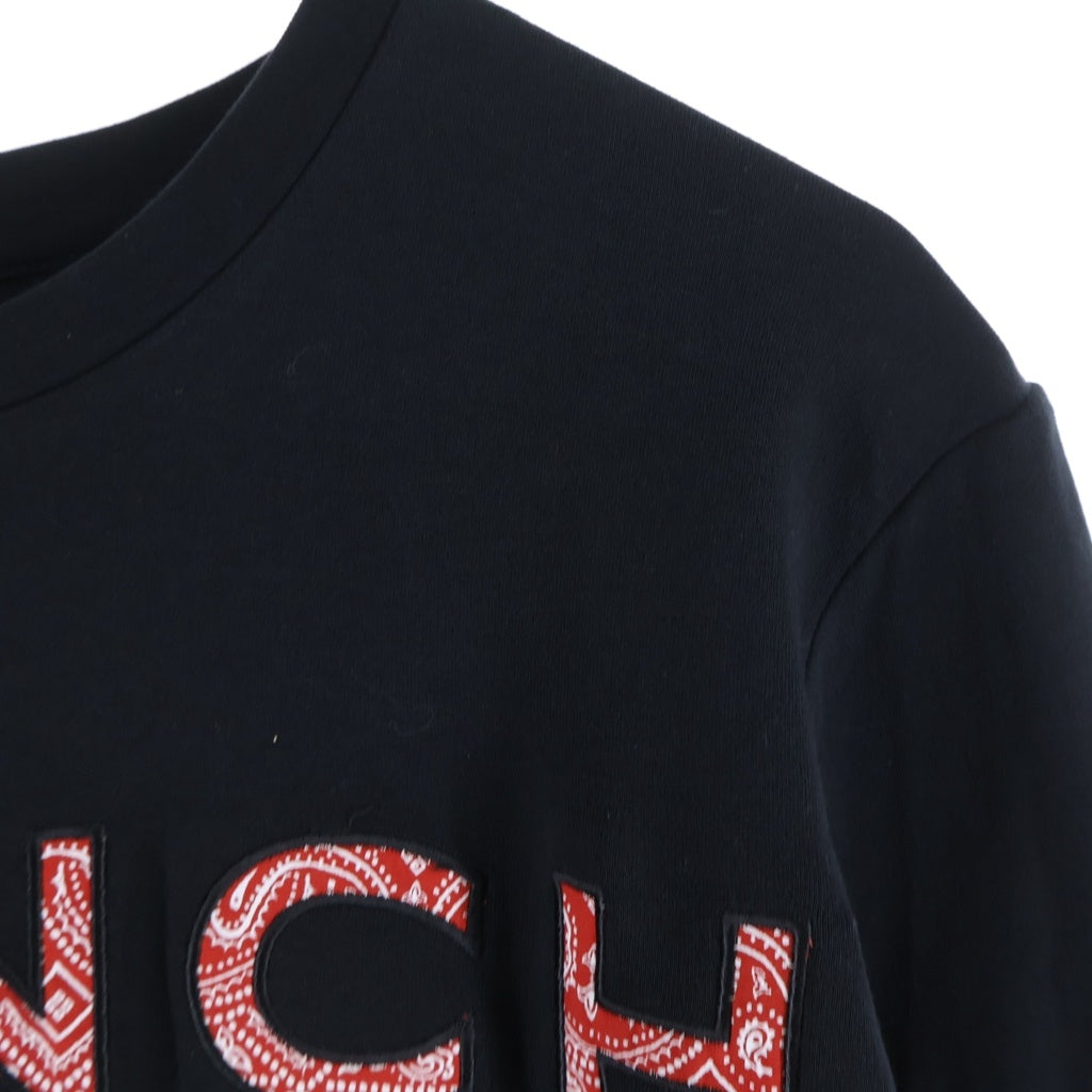 GIVENCHY(ジバンシィ) ペイズリー柄 ロゴプリントワンピース ドレス コットン ブラック H12220 3261676 018214 キッズ