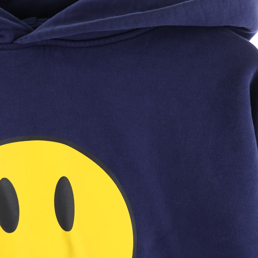 drew house(ドリューハウス) MASCOT HOODIE マスコットフーディー プルオーバーパーカー フロントロゴプリント コットン ネイビー
