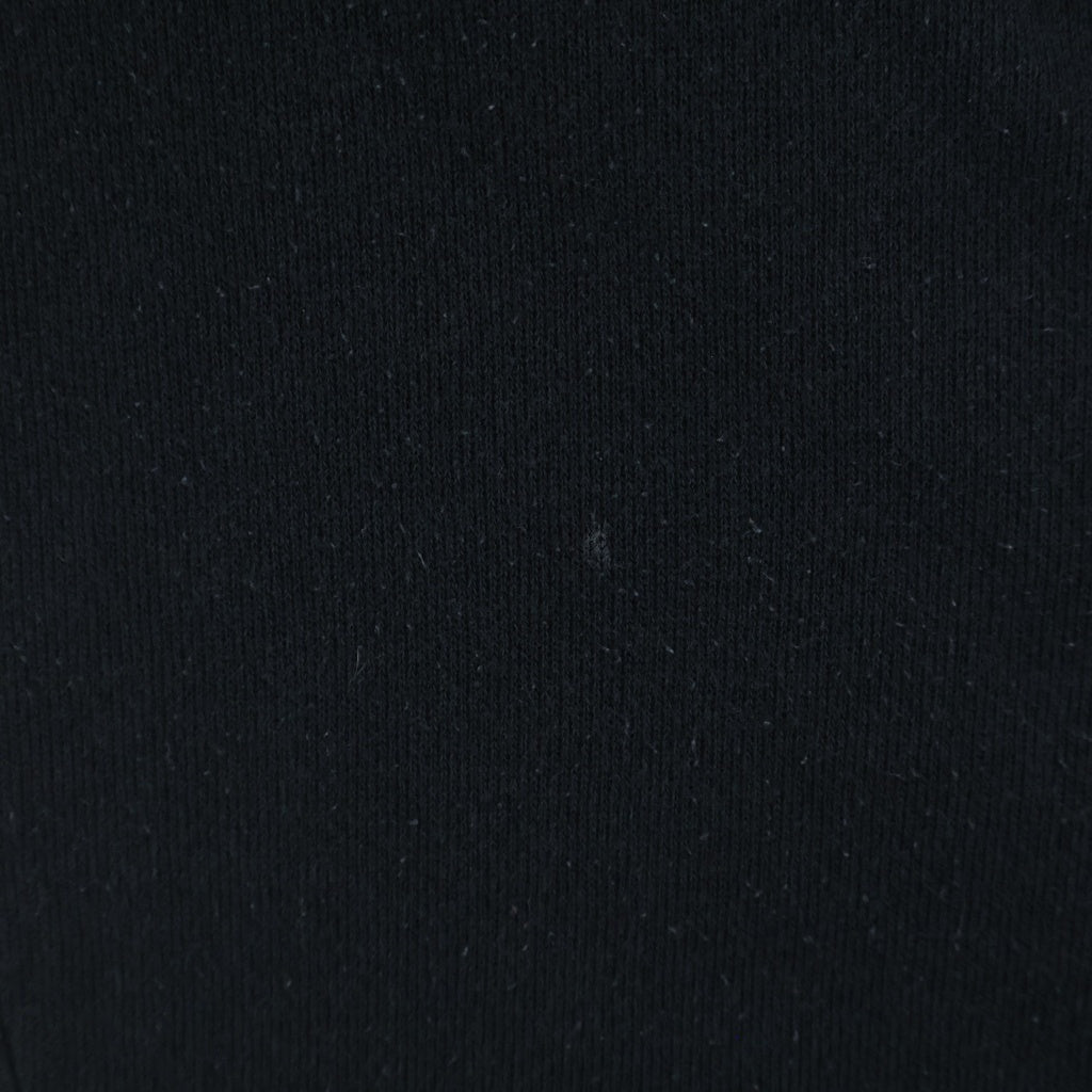 Hanes(ヘインズ) 80-90s VINTAGE apple アップル ロゴプリントスウェットパンツ ジョガーパンツ ドローストリング 裾リブ コットン アクリル ヴィンテージ ブラック