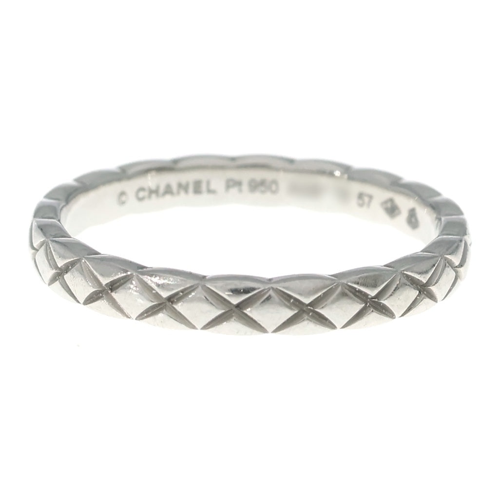 CHANEL(シャネル) ココクラッシュ リング Pt950 プラチナ #57