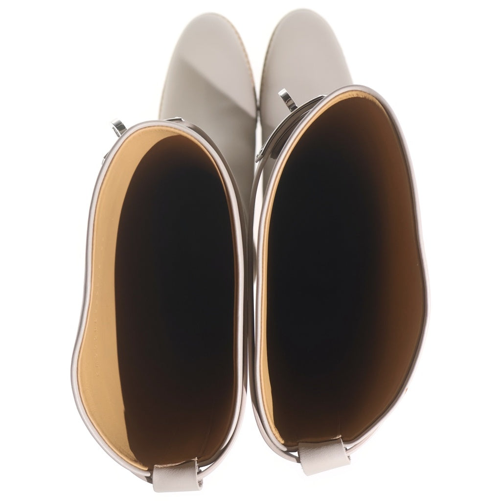 HERMES(エルメス) フォースティン ロングブーツ ベージュ ケリー金具 #37 レディース