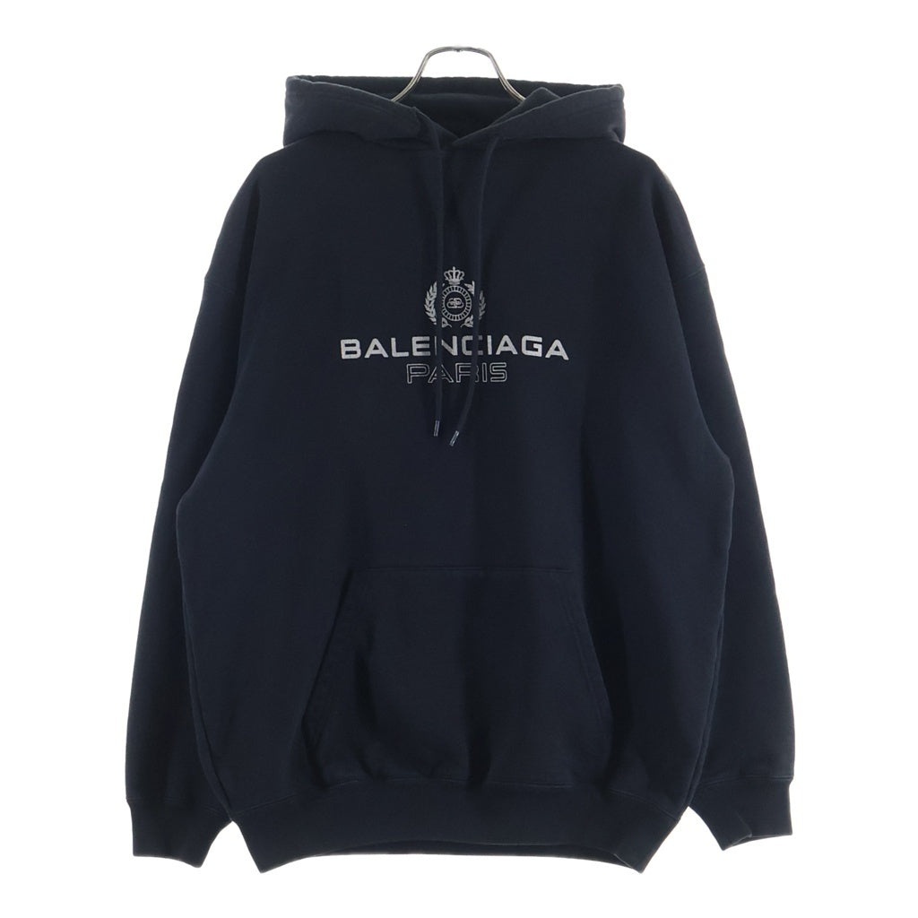 BALENCIAGA(バレンシアガ) フロントロゴパーカー フーディー ブラック #XS 570811