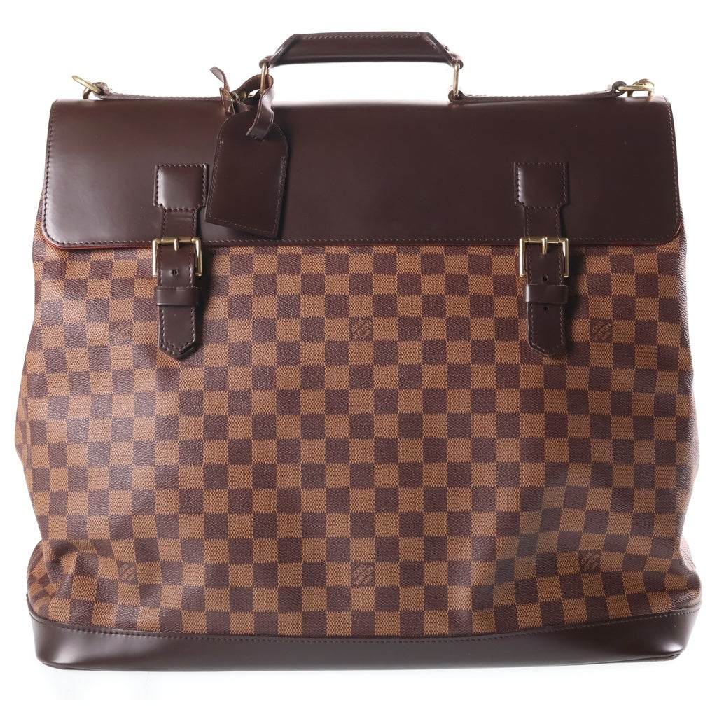 LOUIS VUITTON(ルイヴィトン) ダミエ ウエストエンドPM 2WAYハンドバッグ ショルダーバッグ ブラウン レザー×PVC N41130 ゴールド金具 レディース