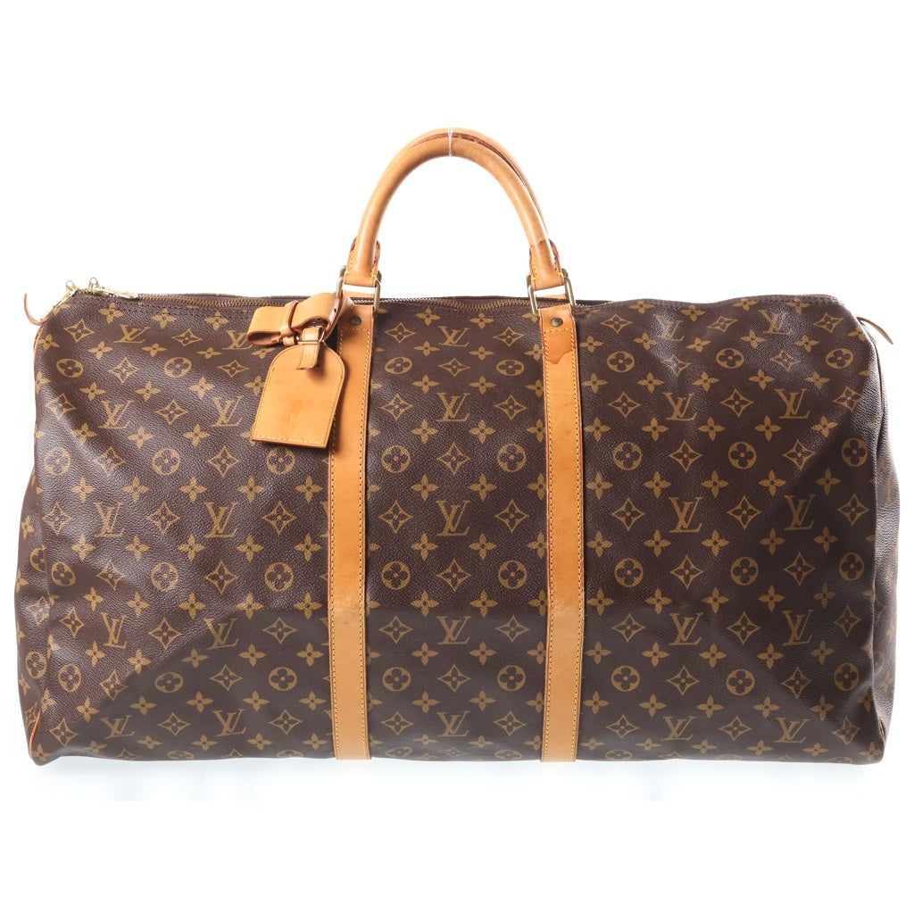 LOUIS VUITTON(ルイヴィトン) モノグラム キーポル60 PVC レザー ハンドバッグ ボストンバッグ ブラウン M41422