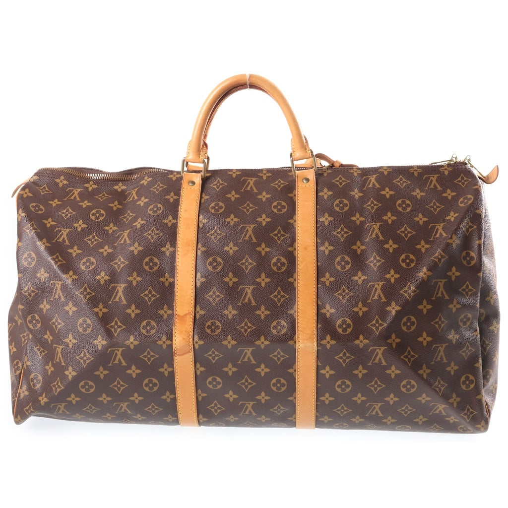 LOUIS VUITTON(ルイヴィトン) モノグラム キーポル60 PVC レザー ハンドバッグ ボストンバッグ ブラウン M41422