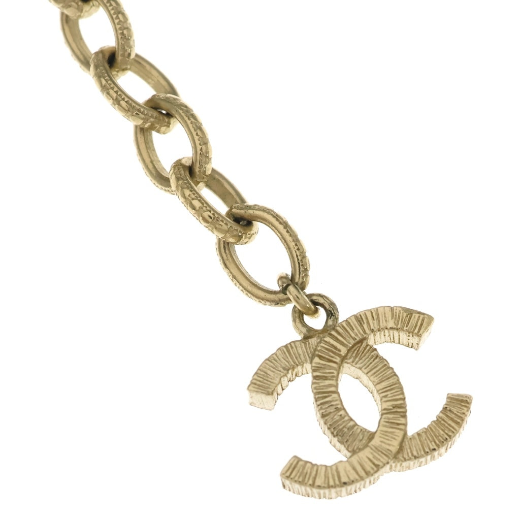 CHANEL(シャネル) ココマーク パールネックレス ホワイト×ゴールド GP レディース