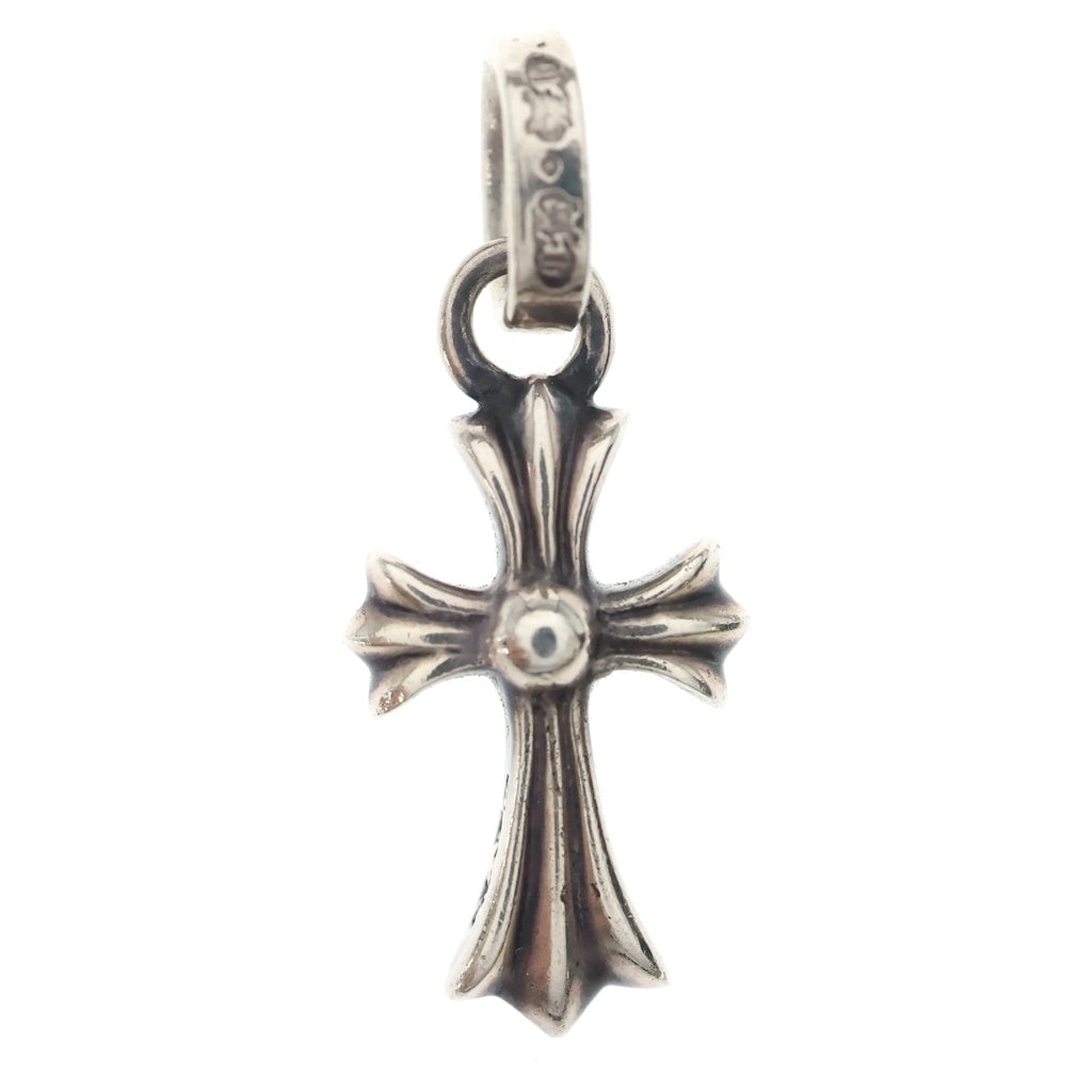 CHROME HEARTS(クロムハーツ) CRS BBYFAT P DMND ベイビーファット PAVEダイヤ チャーム シルバーネックレストップ シルバー
