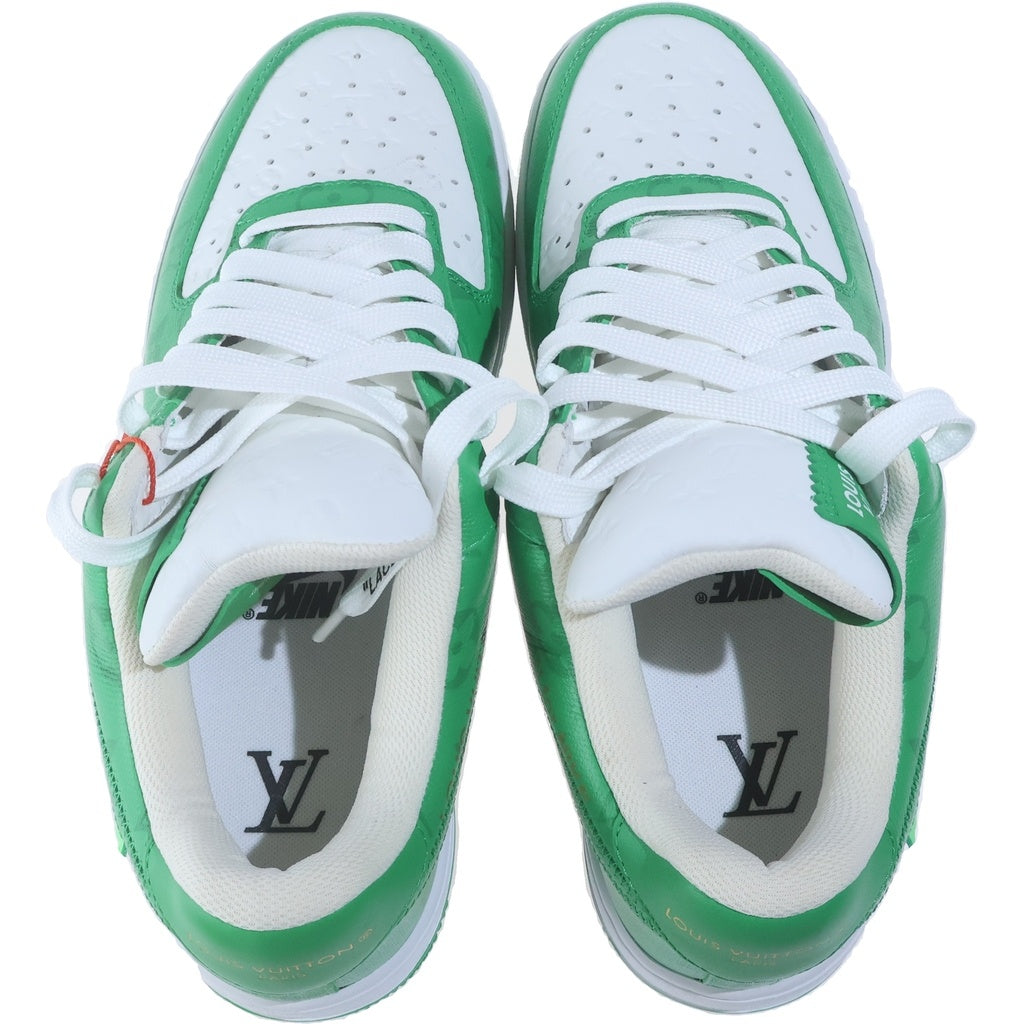 LOUIS VUITTON(ルイヴィトン) LOUIS VUITTON×Nike Air Force 1 Low エアフォース1 ロー バイ ヴァージル アブロー ホワイト/グリーン MS0252 レディース